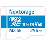 Nextorage 日本メーカー UHS-II マイクロSDカード 256GB microSDXC U3 V60 読出し最大280MB/s 書込み最大190MB/s NX-M2SE256G ネクストレージ microSDカード
