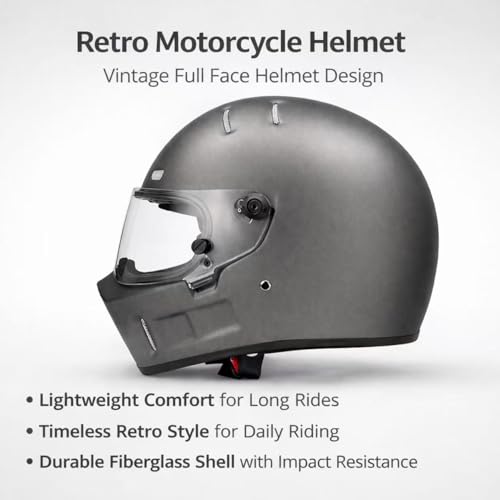 CRG Sports Retro Full-Face Helmet