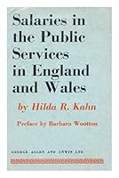 Salaries in the Public Services in England and Wales / Pref. by the Baroness Wootton of Abinger B004IAB066 Book Cover