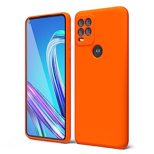 Funda Moto G Stylus 5G 2021 de silicona líquida y goma suave TPU