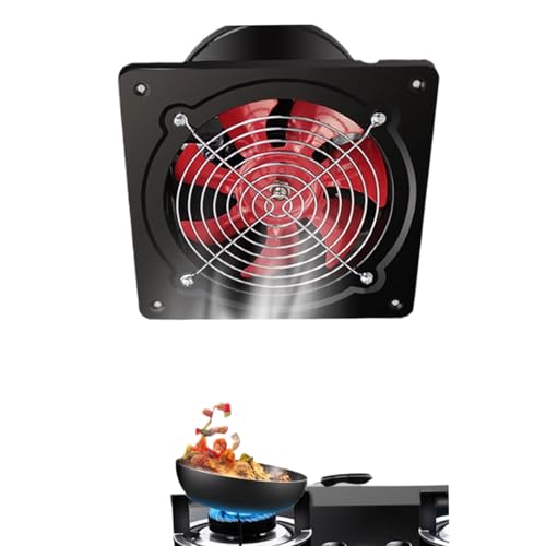 BAOJUHUIKANG Ventilador de Escape Portátil, 14 Pulgadas/550W, Montaje en Pared con Velocidad Ajustable, Adecuado para Ventilación en Cocinas, Baños, Ventanas del Hogar y Sótanos,220V