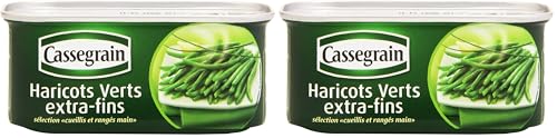 Haricots Verts Extra fins Cueillis Main Cassegrain La Boîte De