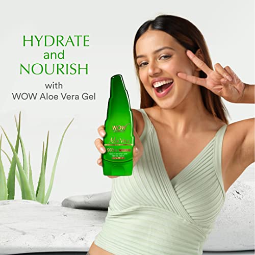 WOW Skin Science 99% Pure Aloe Vera Gel for Face, Skin & Hair - 150ml | Ultimate Gel For Glowing Skin | For Both Men and Women - Image 3