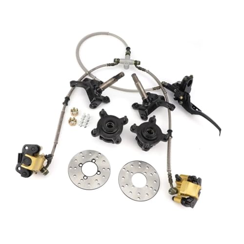 Kit de frein hydraulique avec fusées de direction pour un freinage réactif