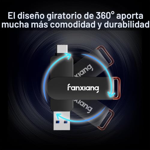 Unidad de Estado Sólido Disco Duro Externo 512GB Type-C Portátil para Tablet y Android 4
