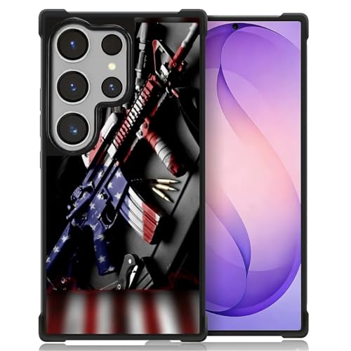 Goodsprout Compatible with Samsung Galaxy S26 Ultra Case,Amazing Pattern Design Shockproof Anti-Scratch Hard PC Back Case for Samsung Galaxy S26 Ultra American Flag Red Blue