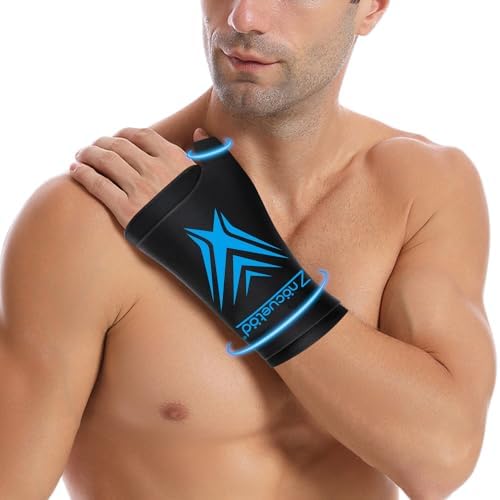 Wrist Ice Pack Wrap for Pain Relief, Reusable Wrist Brace