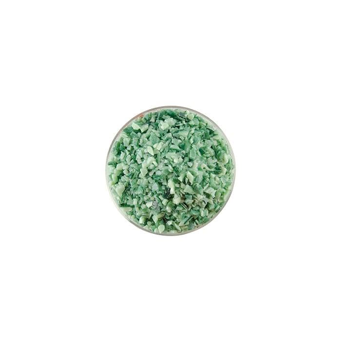 Bullseye Mint/Aventurine Green Opal Fusible Glass Frit - Coarse - 5 oz. Jar - 90 COE