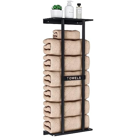 STWWO Bathroom Towel Storage Rack Cover