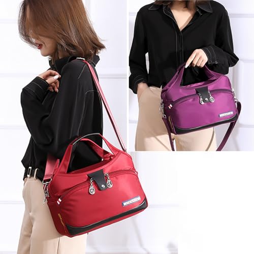 Soft Side Lightweight Underseat Tote Bag, Fashion Small Underseat Bag Light (Dark Purple) 7