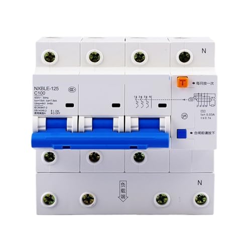 Disjoncteur différentiel 63A NXBLE-125 pour sécuriser la maison connectée 3P+N - 2