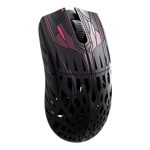 Image of PWNAGE Trinity Wireless Gaming Mouse 8kHz - 39 Grams Ultralight Esports Pro Gamer Flawless Professional Custom Xero PAW3950 Optical Sensor 36,000 DPI - 8000Hz -100% PTFE Skates Symm 2 - Sakura Samurai