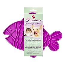 SPOT Soother Lick Mat-Licking Mat for Cats, Kittens, Medium and Large Dogs and Puppies, Food Grade Rubber, Anxiety Reliever, Dog Peanut Butter Lick Pad, Slow Feeder, 9.75inch, Fish