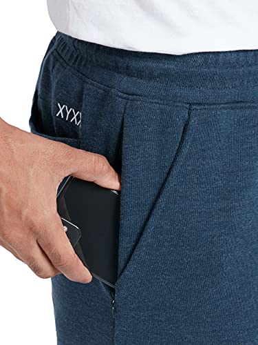 Image of XYXX Men's Hype Cotton Regular Fit Solid Shorts with Side Pockets and No Marks Waistband (Pack of 2)