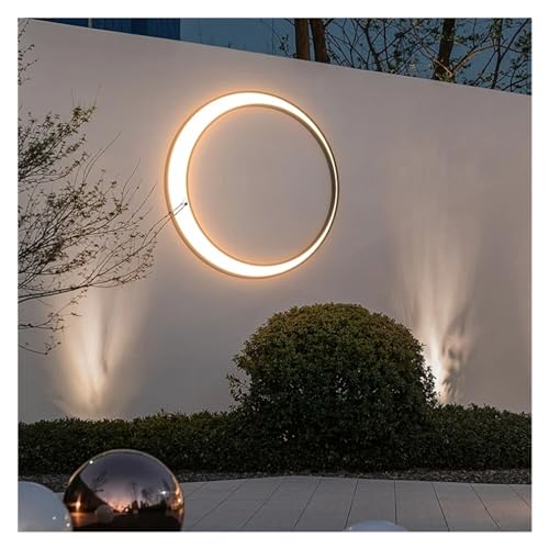 Lámparas de pared LED modernas Compatible with exteriores, impermeables, Compatible with paisajes, porches, exteriores, iluminación de pared, lámparas de jardín, villas, IP65, luces de luna, apliques