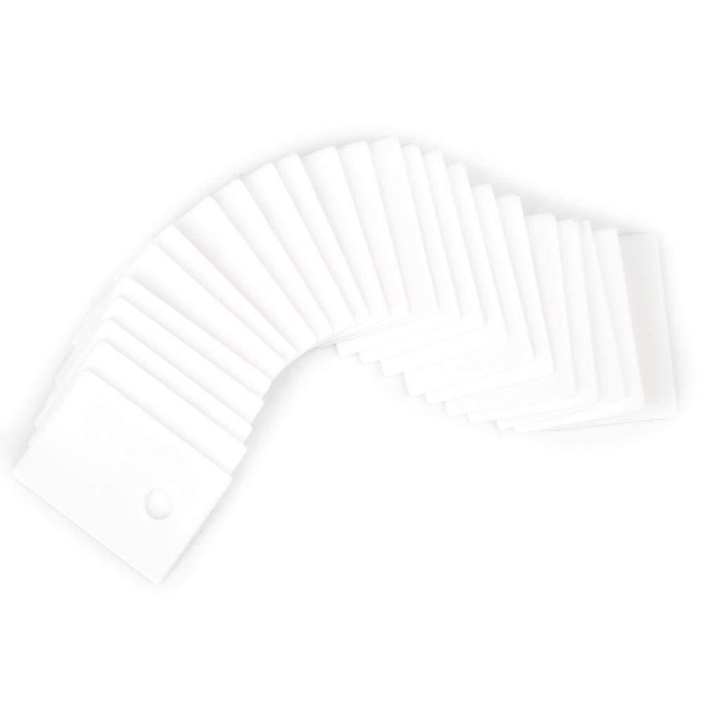 ViaGasaFamido Feuille Isolante Céramique TO-220 100 Pièces 14x20x1mm Haute Résistance Électrique et Excellente Conductivité Thermique pour Transistors MOSFET IGBT Trou 3.2mm