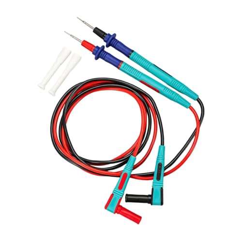 Cables de prueba para multímetro de silicona aislados para circuitos eléctricos de hogar
