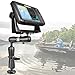 Aluminum Fish Finder Mount with 1.5'' Ball, 14.76'' Dual Rod Extended Arm for Longer Lengths, Marine Electronic Mount for Garmin, Lowrance, Raymarine,Compatible with RAM C-Size Kit