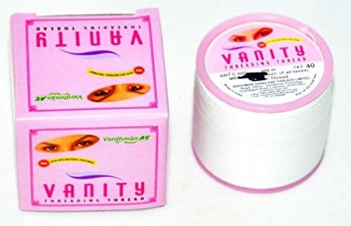 G S & C O Vanity Extra Soft Eyebrows Threading Cotton Thread Facial Hair Remover (Box of 10)