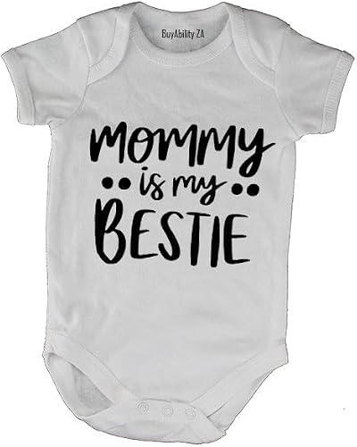 Mommy Is My Bestie - Bold - Baby Grow
