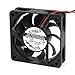 Ruilogod DC 12V 0.27A 60mm x 15mm 2 Polak bezszczotkowy Mini komputer PC Wentylator