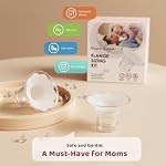 Nursi Luna Flange Inserts 10PCS 13/15/17/19/21mm for 24mm Flanges/Shield, Flange Sizing Kit Silicone Flanges Insert, Breastfeeding Essentials Kit for New Moms