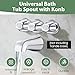 Bathtub Faucet and Shower Knobs Replacement,Easy to Install Tub Spout Set for 1/2
