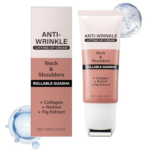 Lift Neck Cream, 80g Skin Tightening Moisturizer, 1.81x6.61 Inches Long Lasting Hydration, Firming Lotion for Chin, Face, Arm, Chest, Body, Eye Area, Women, Men, Easy to Use
