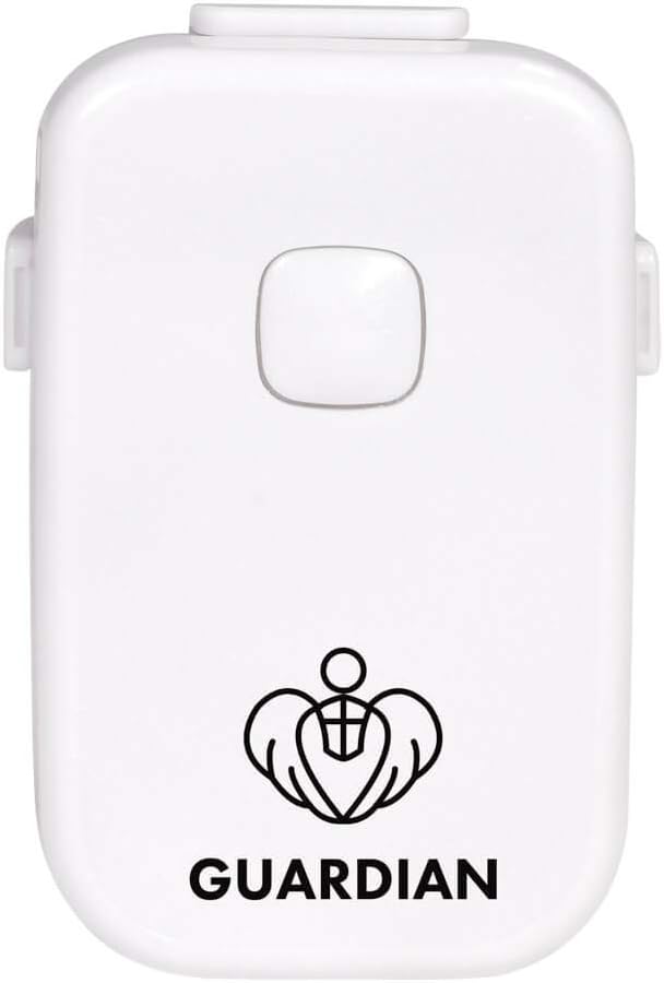 Guardian Bedside Bedwetting Alarm for Kids, Teenagers & Adults with Loud Sound & Strong Vibration to Wake Up Deep Sleepers (Bed), White : Health & Household