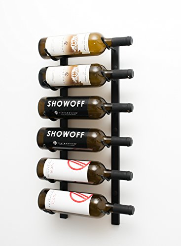 VintageView W Series (2 Ft) - 6 Bottle Wall Mounted Wine Rack