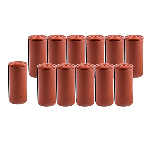 YsXoWiui Bigodini per Permanente, per Capelli, di Piccole, Medie E Grandi Dimensioni, Elastici Antiscivolo, per Permanente, per Donne, con Elastico, 12 pezzi 4 cm