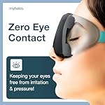 MyHalos® Sleep Mask – 3D Blackout Eye Mask for Women & Men, Side Sleepers, Zero Pressure Memory Foam Eyelash Friendly, Breathable,Award-Winning Sleep Aid for Travel,Shift Work,Light Sensitivity Relief - Image 4