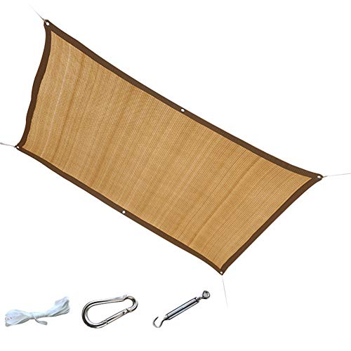 WUFENG Malla  Sombra Cubierta De Cortina De Toldo De Pérgola De Repuesto Universal Beige con Accesorios Cubierta De Tela for Sombra Exterior for Patio Universal (Color : Beige, Size : 3x3m)