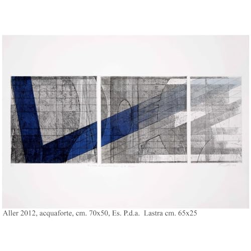 Gravure originale Aller 2012 collection 70x50 cm pour décoration murale d'exception