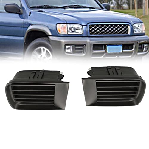 Par de rejillas luz antiniebla del parachoques inferior de coche para Nissan Pathfinder 1999-2004