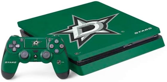 Skinit Decal Gaming Skin Compatible with PS4 Slim Bundle - Officially Licensed NHL Dallas Stars Frozen Design