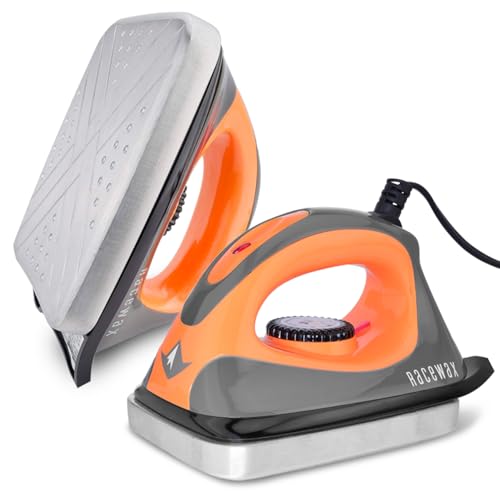 RaceWax Ski & Snowboard Waxing Iron - 1000W Wax Iron - Adjustable Temperature & Thick