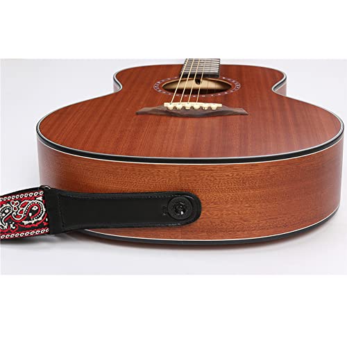 LIZHOUMIL Sangle de guitare, sangles de guitare de 5 cm de large, longueur réglable, cordon à motif brodé, accessoires… - Les Beatles, Paul McCartney, John Lennon, RIngo Starr, George Harrison LIZHOUMIL Sangle de guitare, sangles de guitare de 5 cm de large, longueur réglable, cordon à motif brodé, accessoires… – Image 4