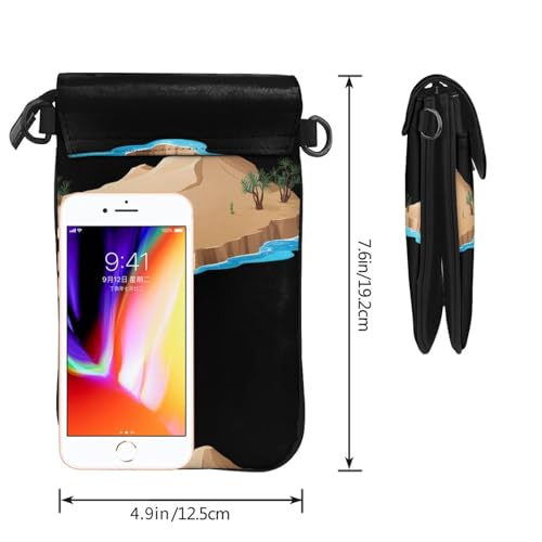 Étui à rabat en cuir protégeant le téléphone pendant la marche
