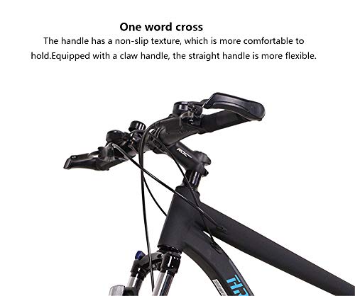 YQ&TL Mountainbike Fahrrad MTB, 26 Zoll 21-Gang-Fahrrad Vollfederung MTB-Getriebe Doppelscheibenbremsen Mountainbike, Aluminiumlegierung im Freien Mountainbike B – Bild 7