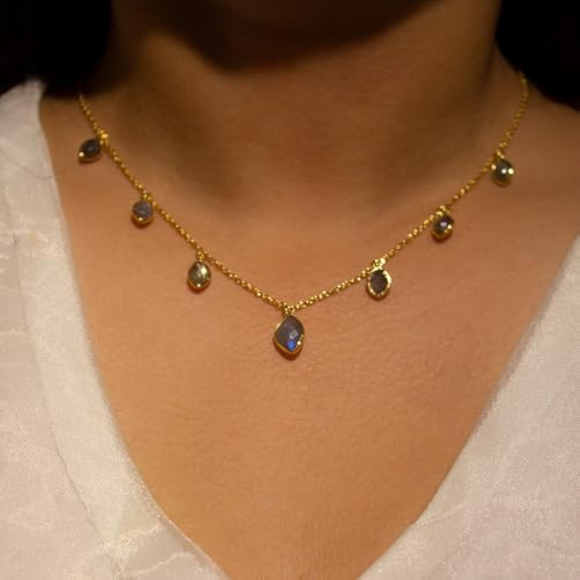 Khwaab 18K Gold Plated Sterling Silver Pendant Chain Necklace
