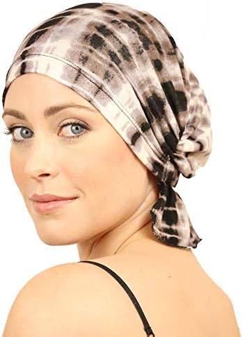 Chemo Beanies Lynda (Brown Tie Dye)