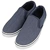 Mens Slip on Canvas Summer Shoes (10, Denim Blue) #1