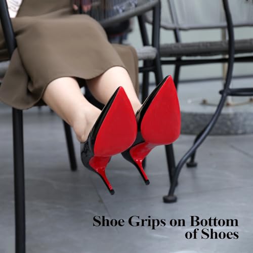 Image of 39 in Red Bottom Shoe Protector for Women, Self-Adhesive Christian Louboutin Sole Protector, Red Bottom Heels Guard, Non-Slip Shoe Sole Protector Replacement for Louboutin Shoes(5 in * 39 in)