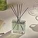 NEST New York Reed Diffuser, Wild Mint & Eucalyptus - 5.9 fl oz - Fragrance for Up to 90 Days - Reusable, Refillable Glass Holder - Includes 8 All-Natural Reed Sticks - Flame Free
