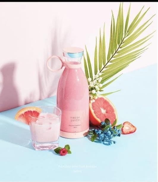 Raam Store Electric Portable Mini Juicer Bottle Wireless Personal Size Juicer Blender for Smoothies and Shakes with 4 Blades USB Rechargeable Juicer Cups For Home, Baby Food (B0D9GVQWDX) Amazon Price History, Amazon Price Tracker