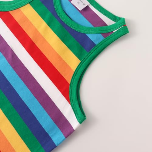 Spring&Gege Boys Striped Tank Tops Summer Sleeveless Cotton T Shirt (4-12 Years)4