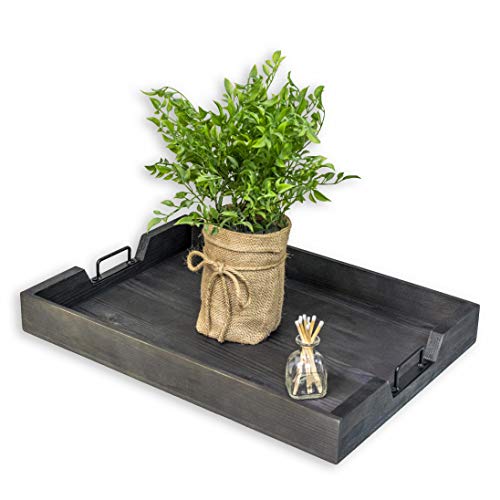 Premium Ottoman Tray - Coffee Table Decor - Kitchen/Home Serving Tray - Modern
