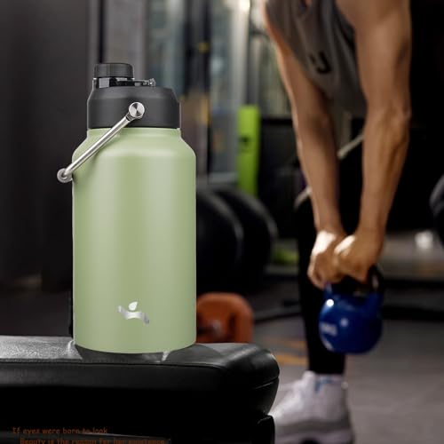 Image of Konokyo 87 oz Insulated Stainless Steel Water Bottle Jug with Handle
