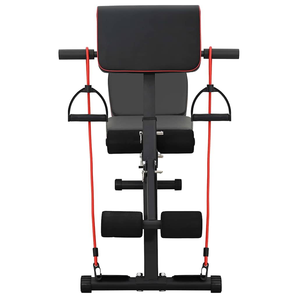 Banco de musculación (131 x 41 x 100 cm), color negro